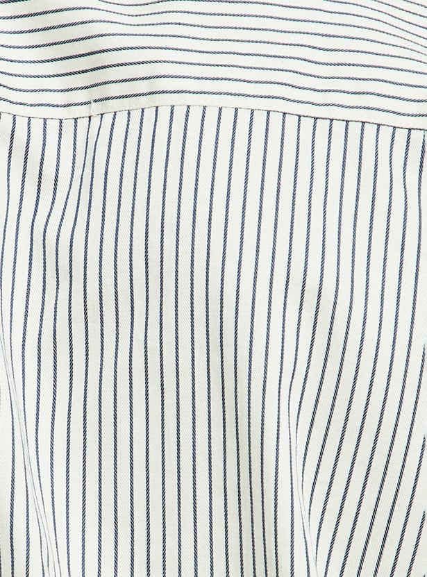 URB_N Men Relaxed Fit Striped Casual Shirt