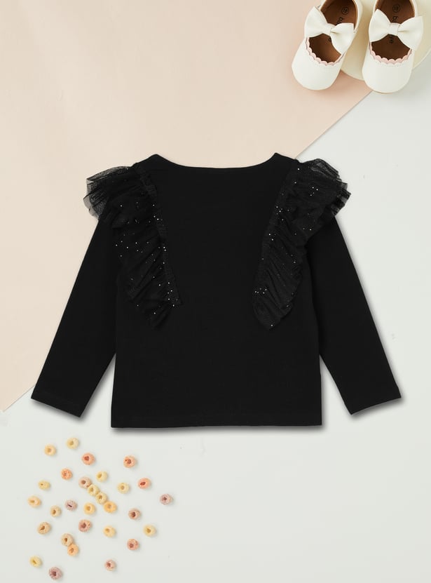 Girls Ruffle Detail Top