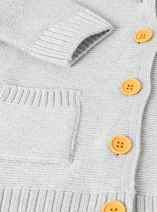 Boys Applique Hooded Sweater