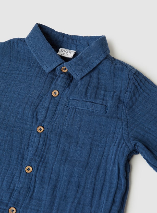 Boys Textured Shirt