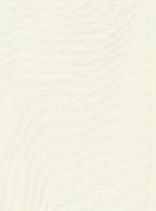 Girls Textured Knit Trousers