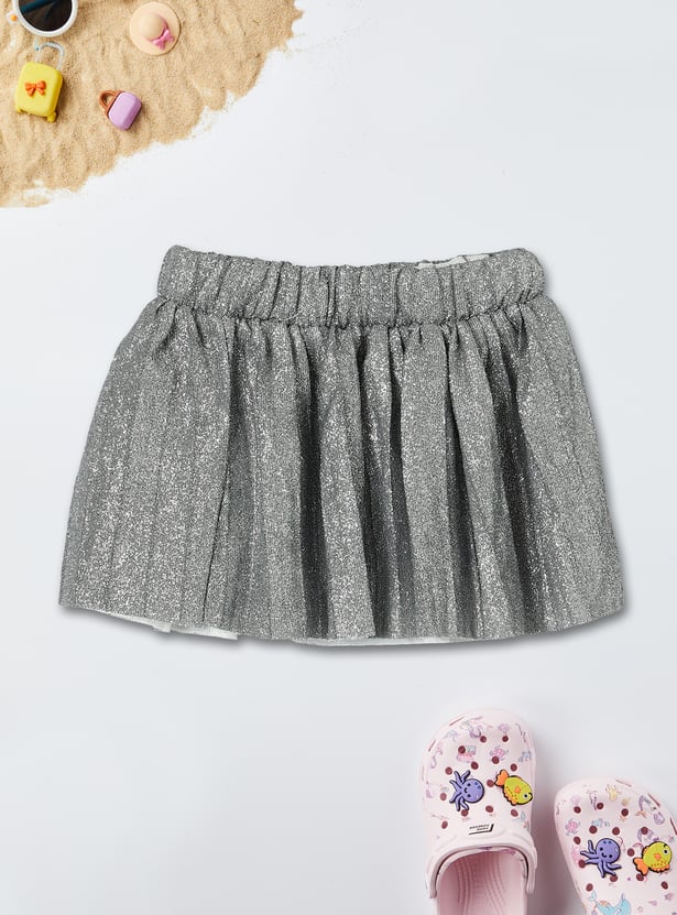 Girls Shimmer Mini Skirt