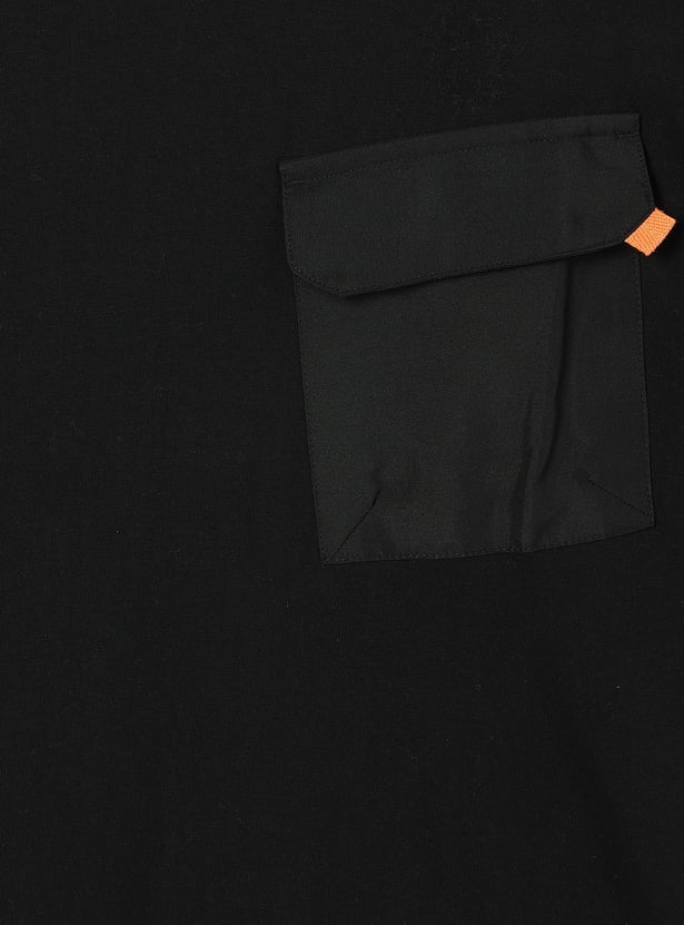 Boys Oversized Back Printed T-shirt