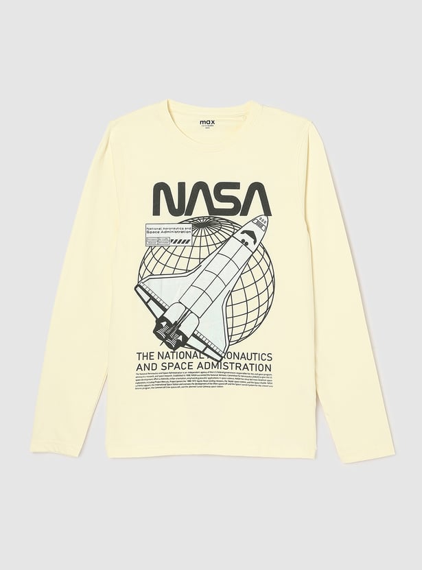 Boys Nasa Printed T-shirt
