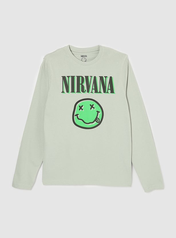 Buy Boys Nirvana Printed T-shirt Online at just Rs. 549.0