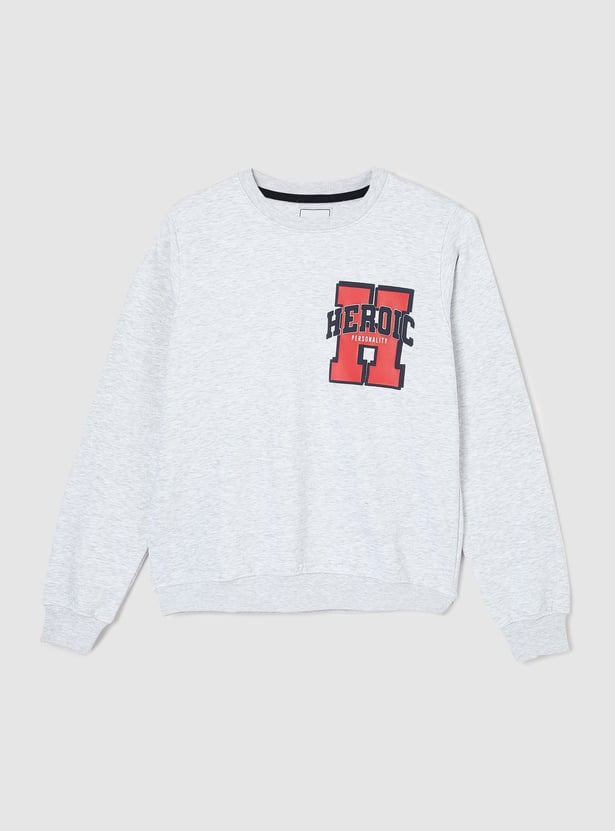 Boys Placement Printed Sweatshirt