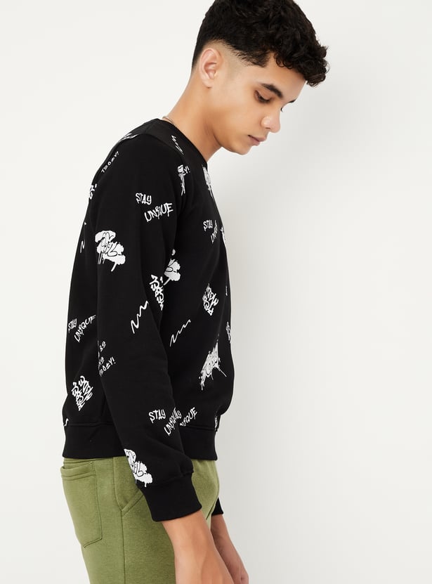 Buy Boys All-Over Printed Sweatshirt Online at just Rs. 699.0