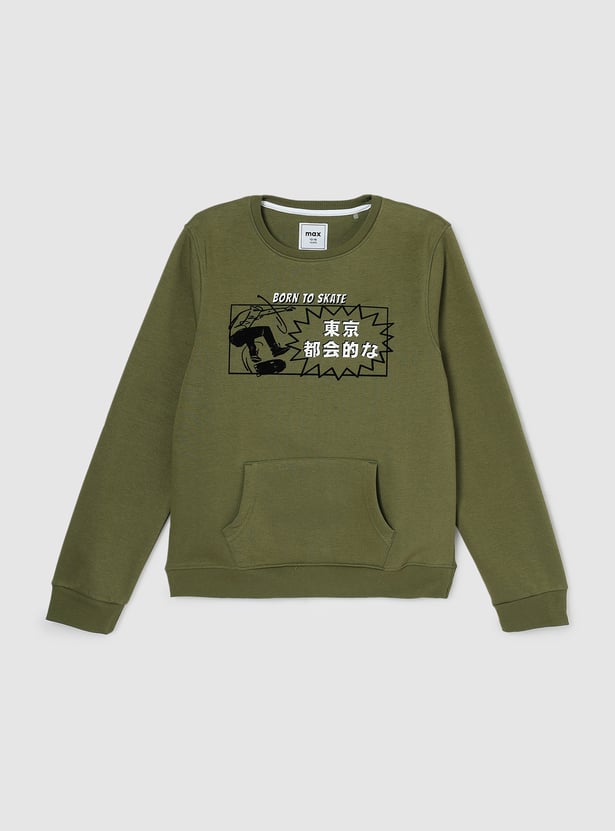 Boys Graphic Printed Sweatshirt