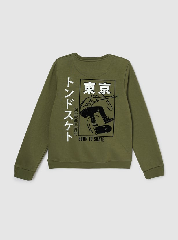 Boys Graphic Printed Sweatshirt