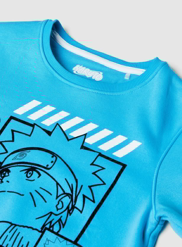 Boys Naruto Print Sweatshirt