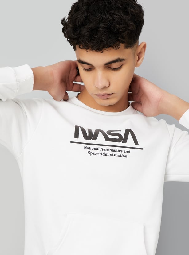 Boys NASA Printed Sweatshirt