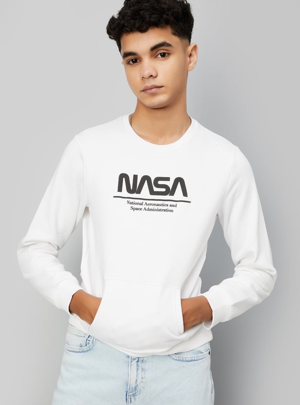 Boys NASA Printed Sweatshirt