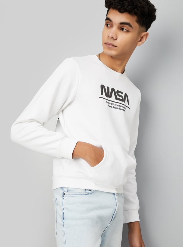 Boys NASA Printed Sweatshirt