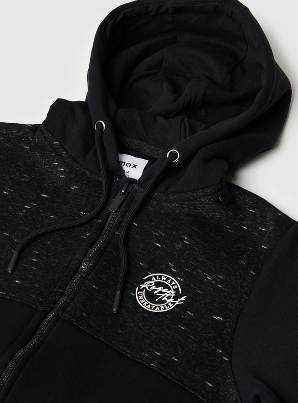 Boys Panelled Hoodie