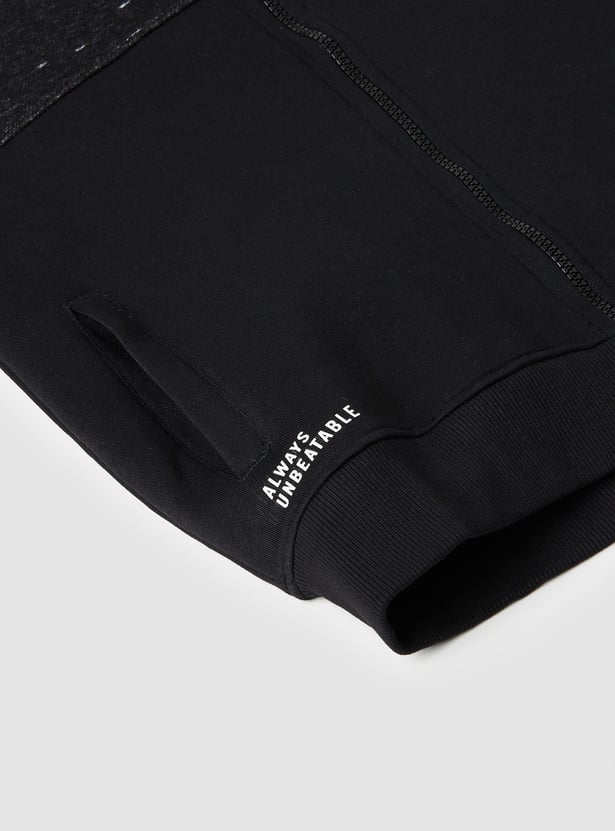 Boys Panelled Hoodie