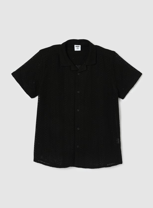 Boys Lace Resort Shirt