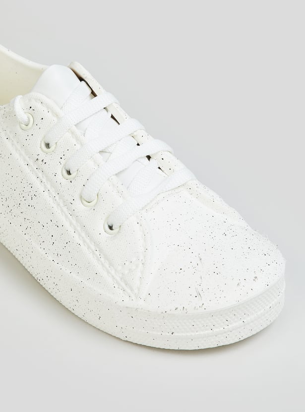 Boys Speckled Wash & Wear Sneakers