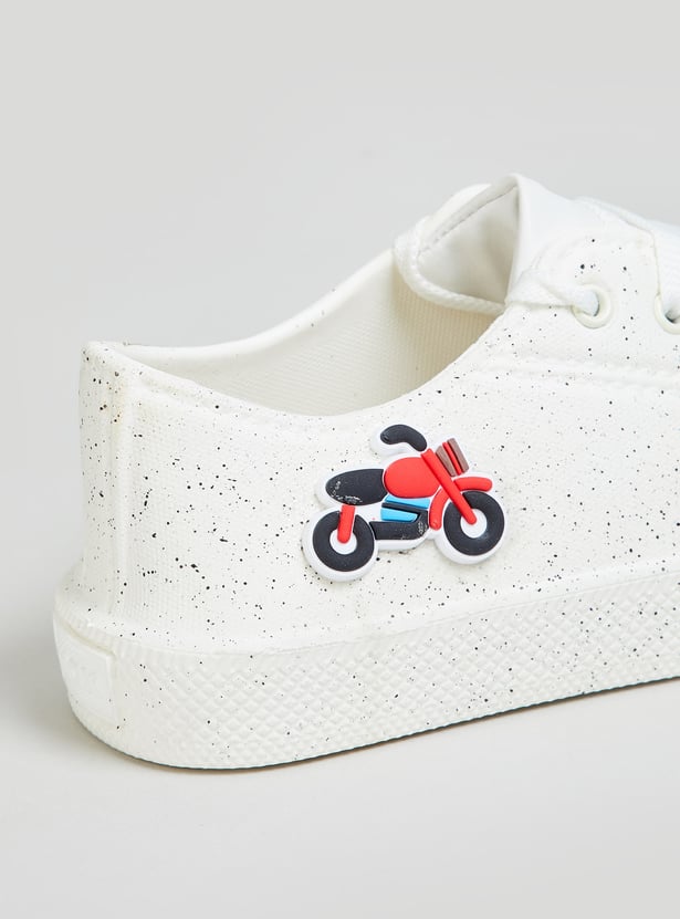 Boys Speckled Wash & Wear Sneakers