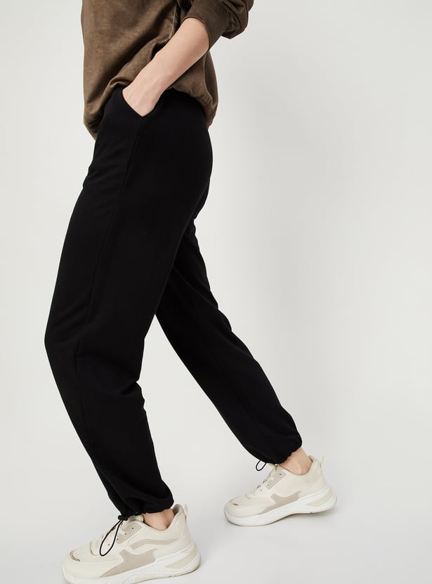 Women Solid Athleisure Joggers