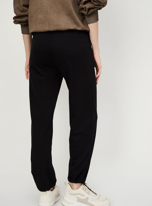 Women Solid Athleisure Joggers