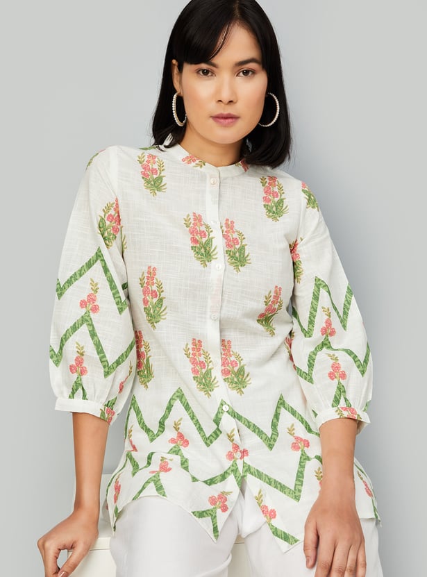 Women Floral Print Kurti