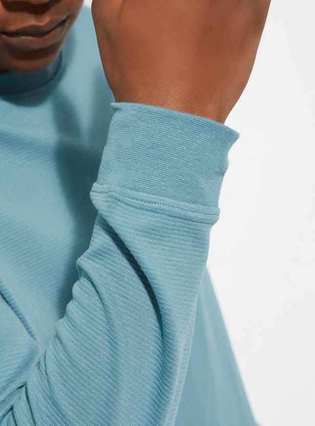 URB_N Men Regular Fit Textured T-shirt