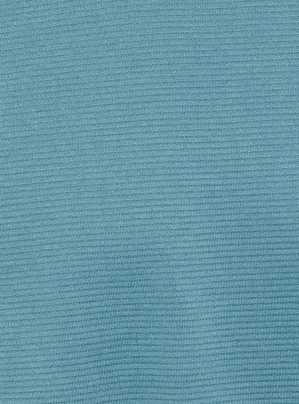 URB_N Men Regular Fit Textured T-shirt