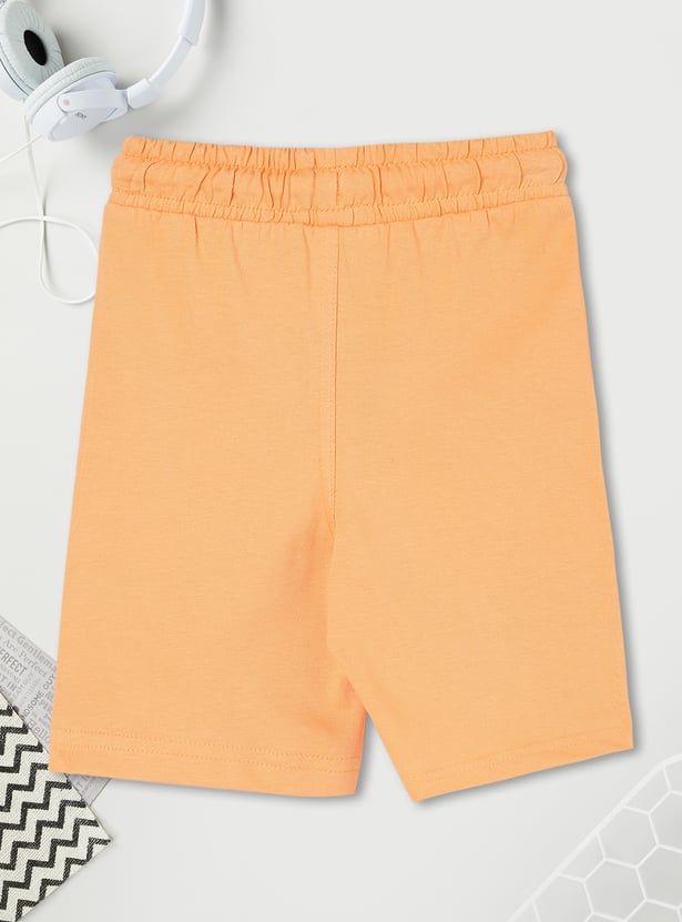 Boys Printed Shorts Set