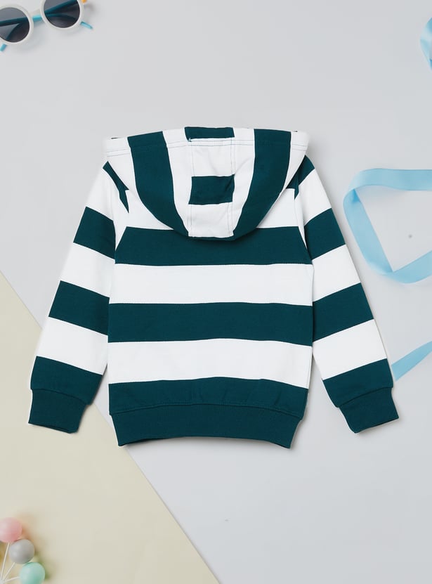 Boys Striped Hoodie