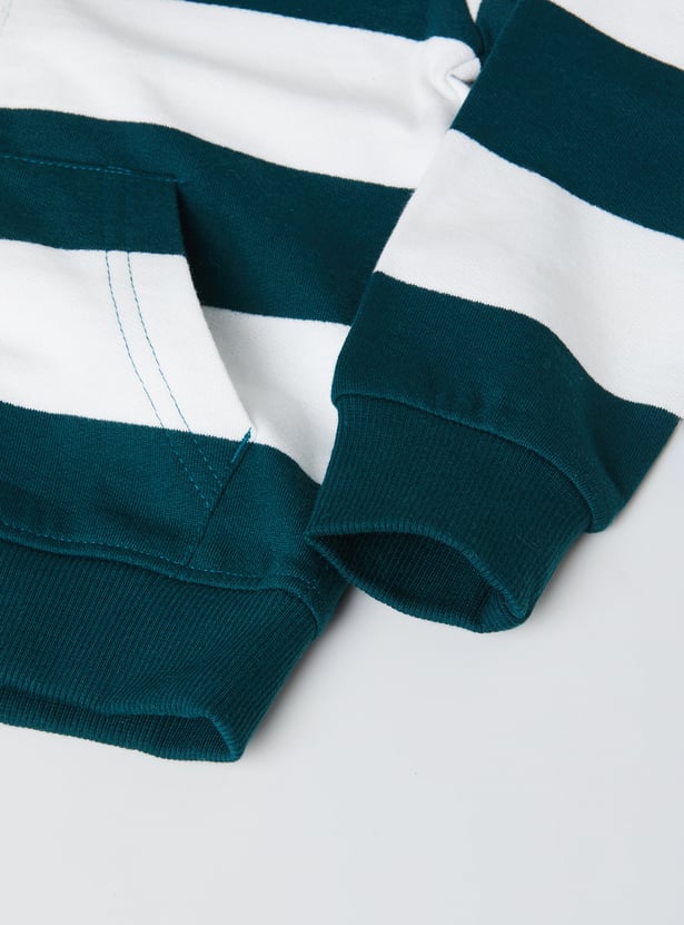 Boys Striped Hoodie