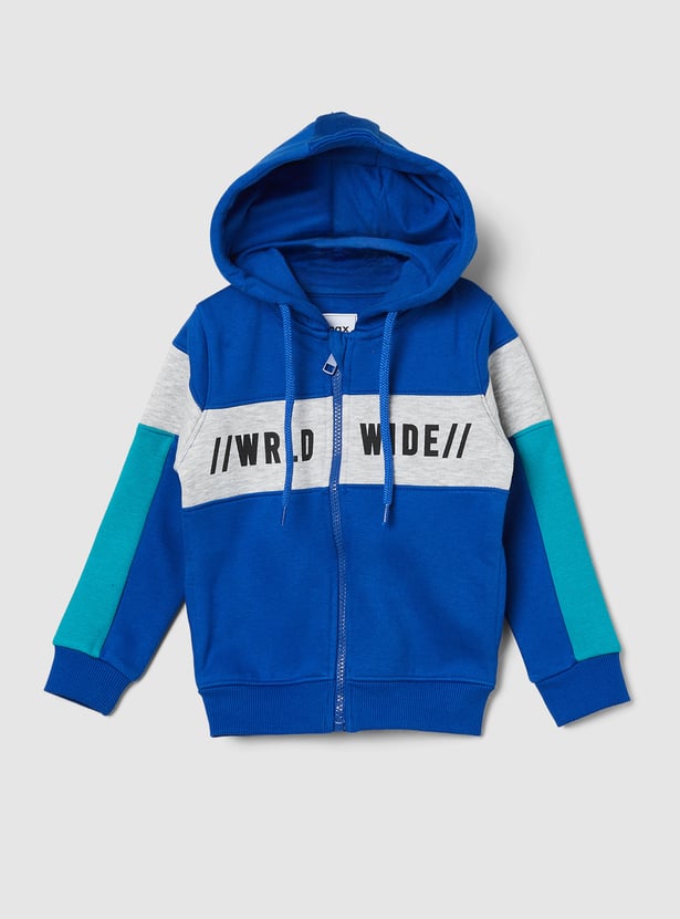 Boys Colourblock Hoodie