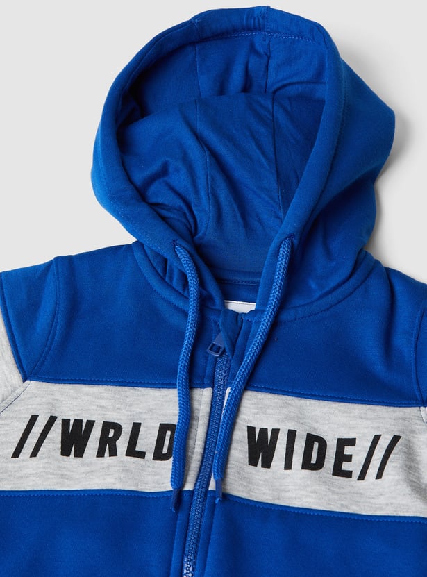 Boys Colourblock Hoodie