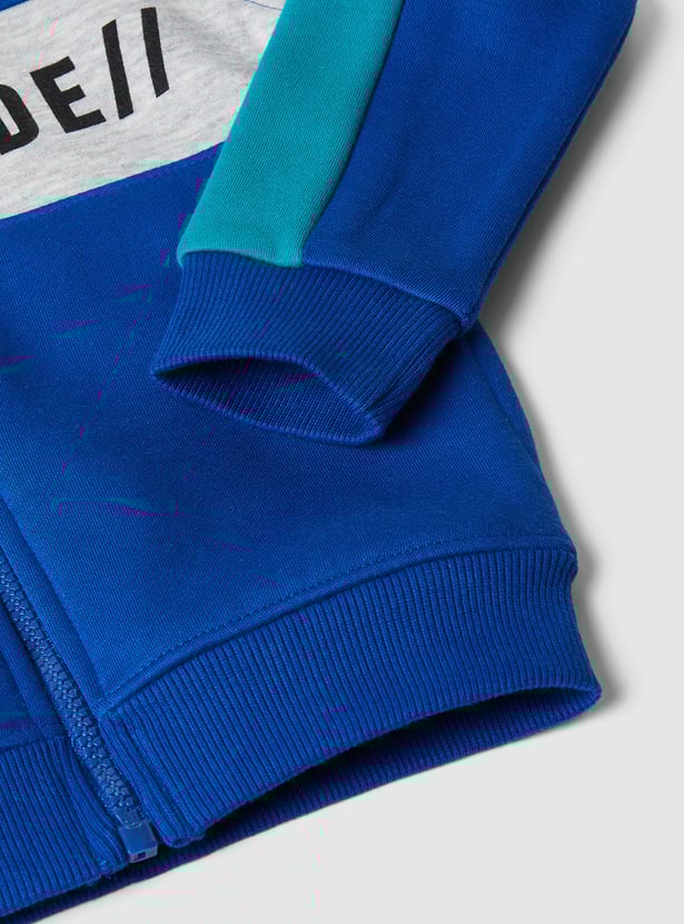 Boys Colourblock Hoodie