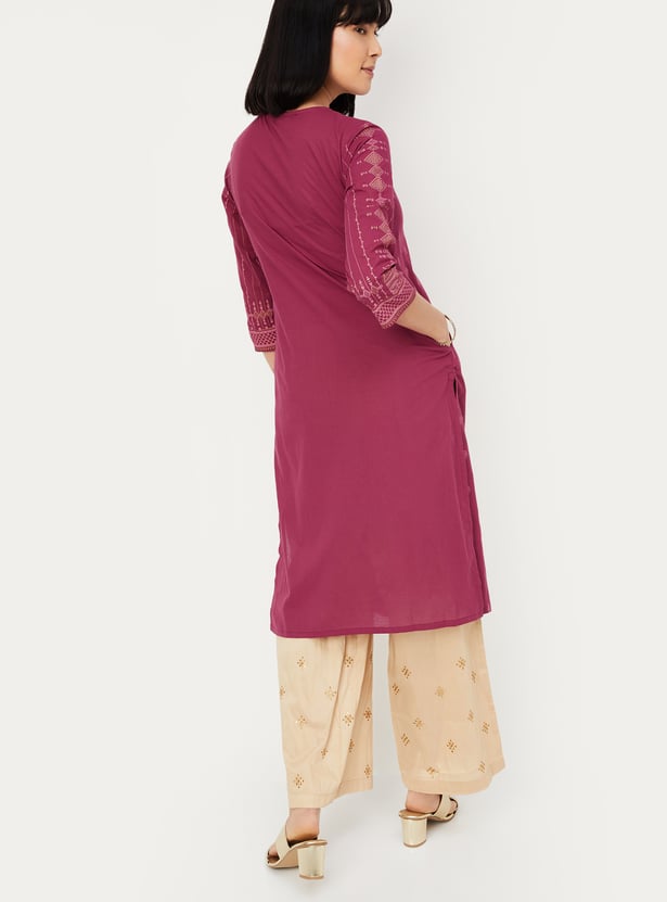 Women Printed Straight Kurta