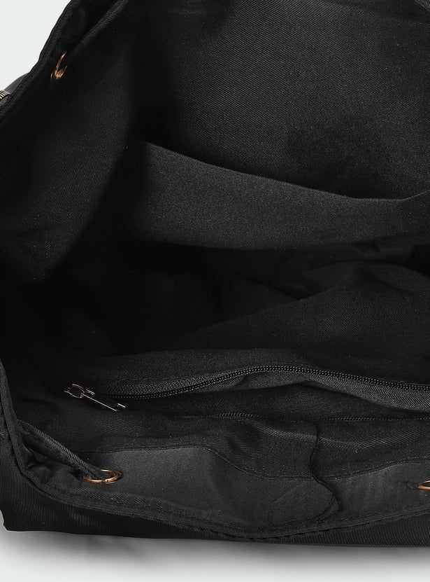 Women Solid Mini Backpack