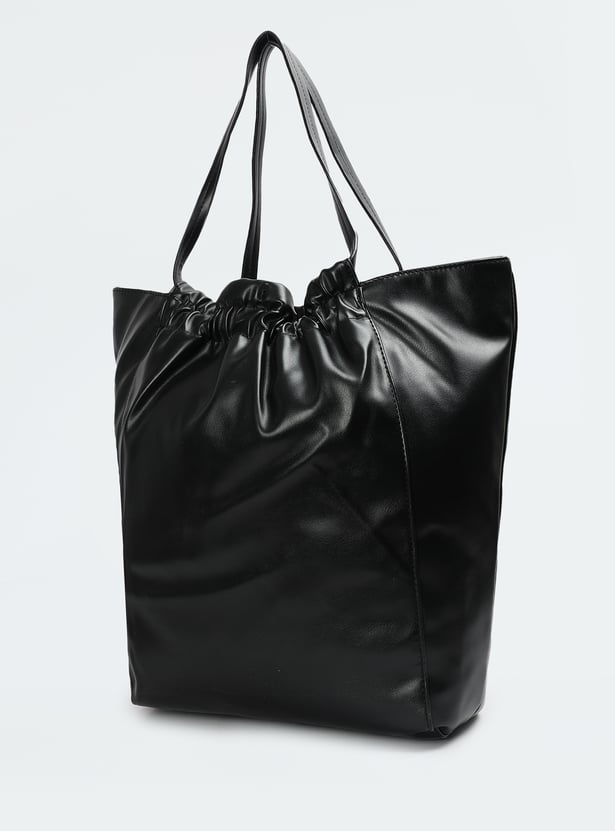 Women Solid Tote Bag