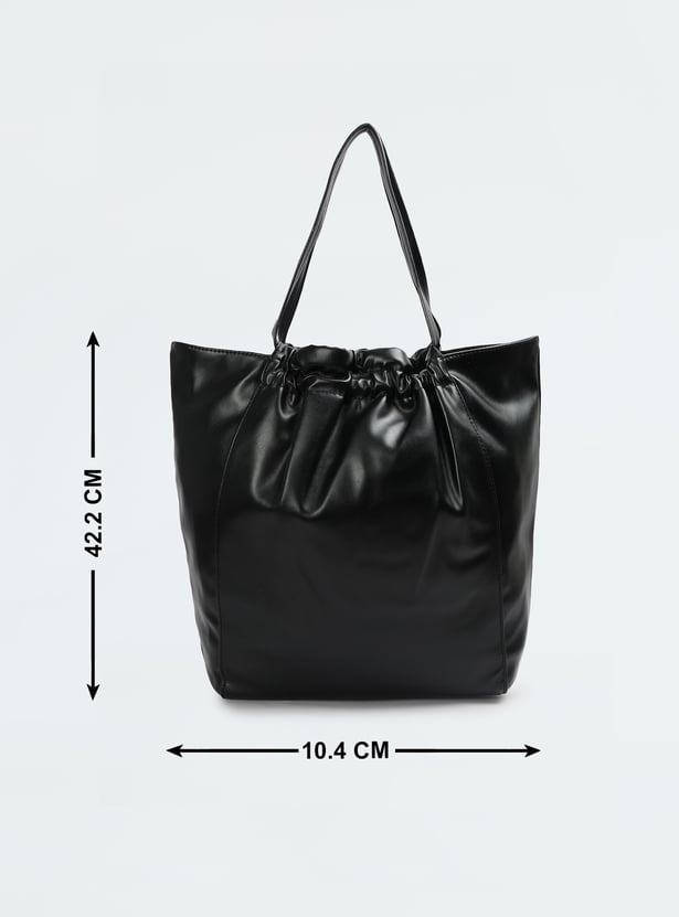 Women Solid Tote Bag