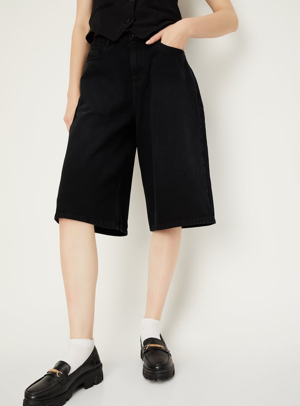 Buy ALAYA F x URB_N Women Denim Shorts Online at just Rs. 999.0