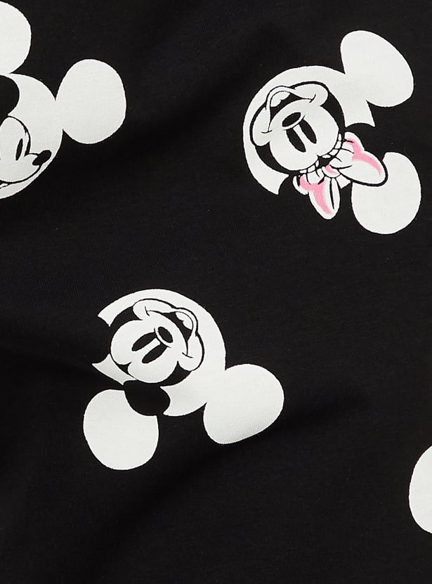 Women Mickey Mouse Printed Pyjamas