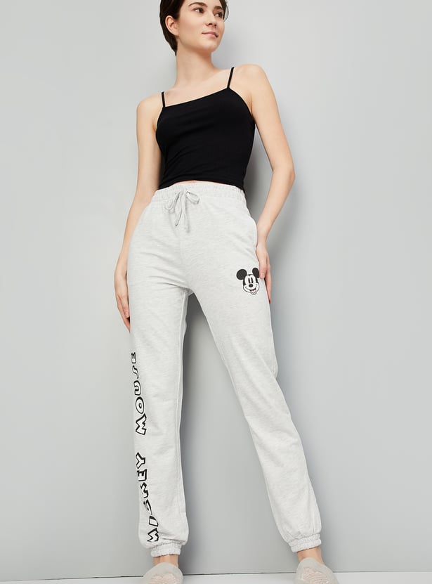 Women Mickey Mouse Printed Joggers