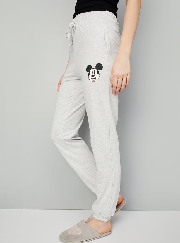 Women Mickey Mouse Printed Joggers