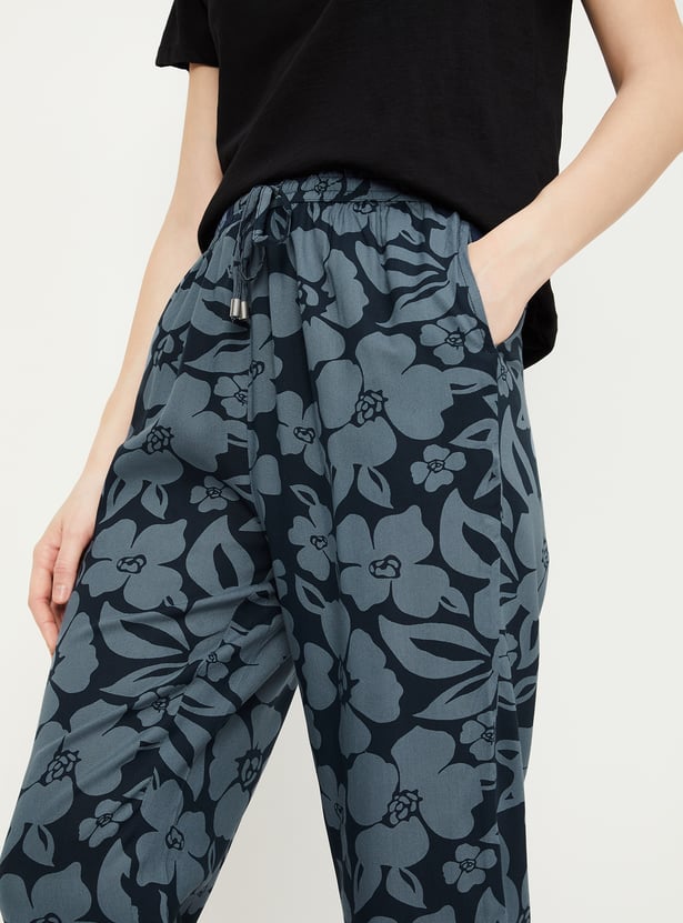 Women Floral Printed Capris