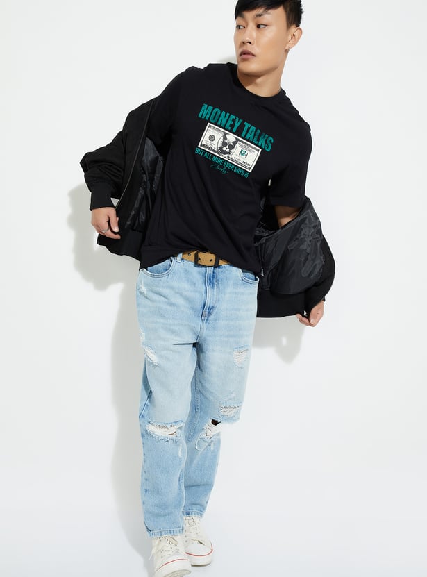 URB_N Men Graphic Printed T-shirt