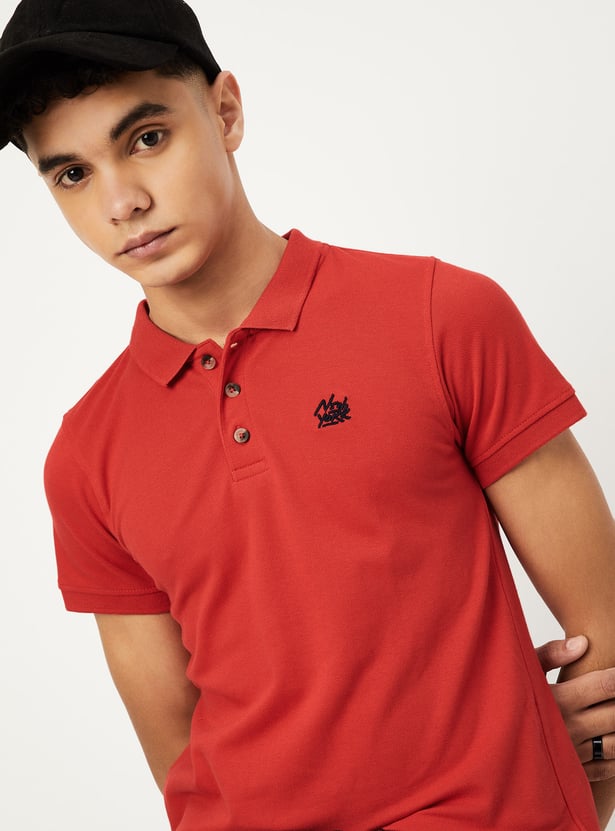 Boys Solid Polo T-shirt - Pack of 2