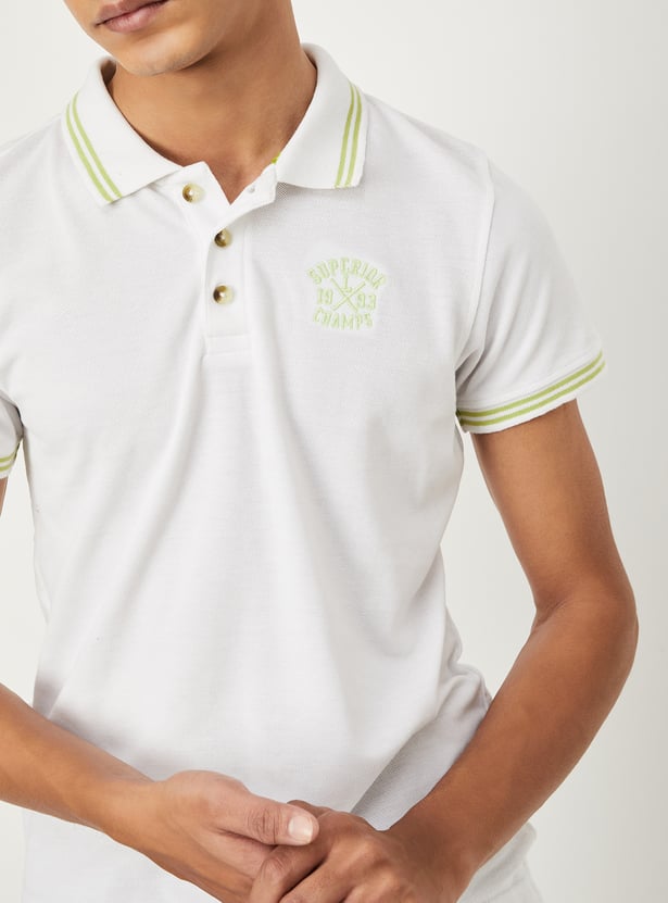 Boys Solid Polo T-shirt - Pack of 2