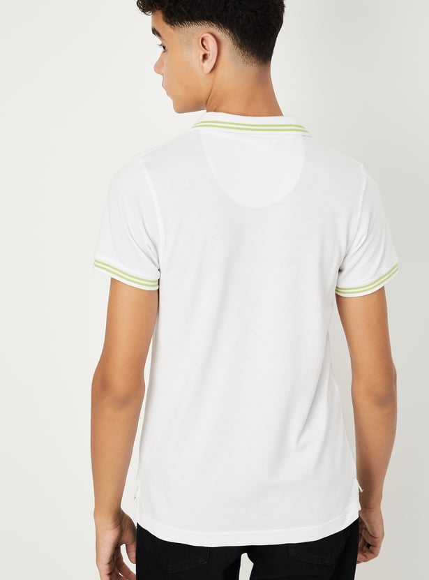 Boys Solid Polo T-shirt - Pack of 2