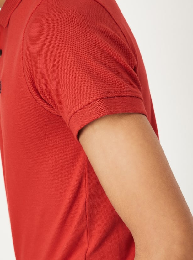 Boys Solid Polo T-shirt - Pack of 2