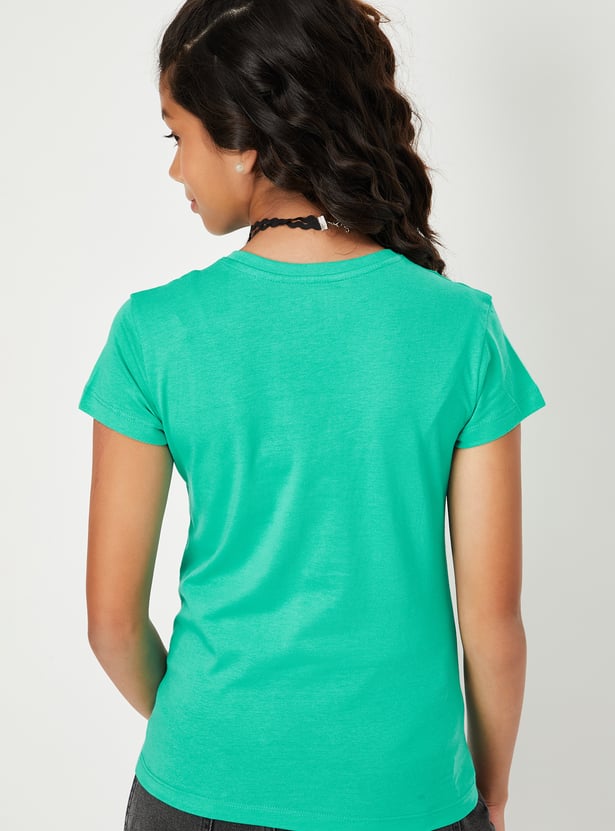 Girls Printed T-shirt - Pack of 3