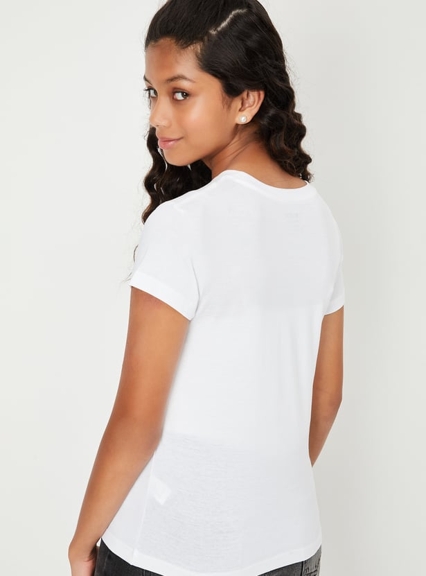 Girls Printed T-shirt - Pack of 3