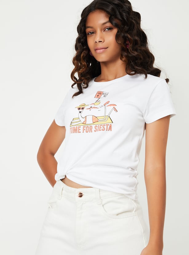 Girls Printed T-shirts - Pack of 3